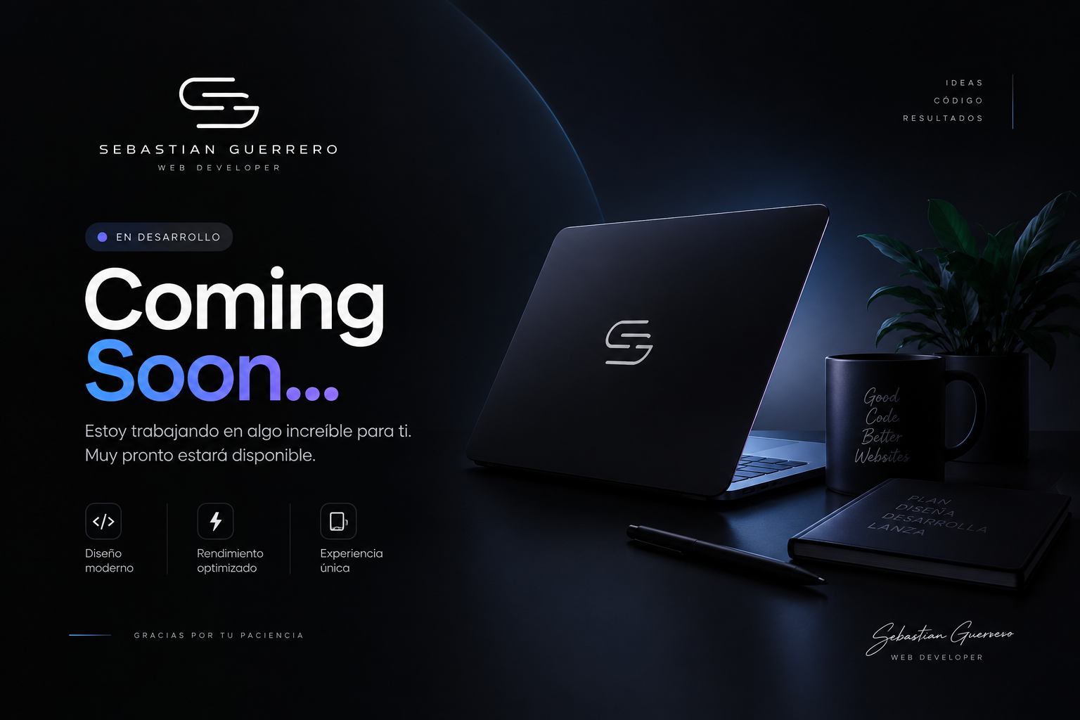 Sitio en desarrollo. Muy pronto estará disponible.